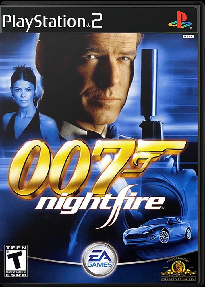 "007 Nightfire" PS2 box cover