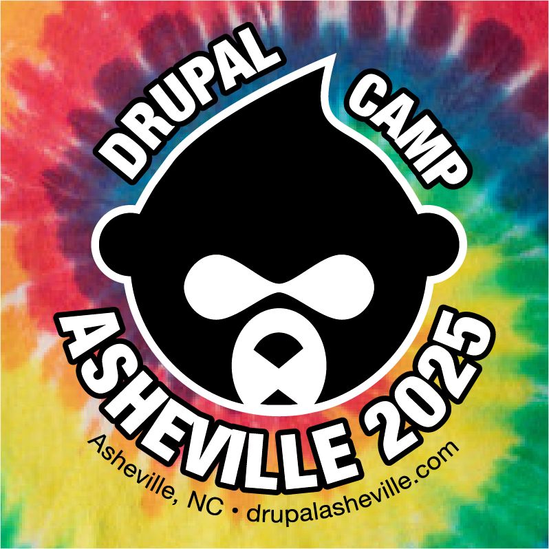 Drupal Camp Asheville 2025 colorful logo