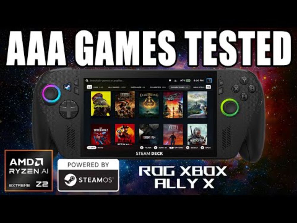ROG XBOX ALLY X SteamOS Performance: 10 AAA GAMES TESTED!