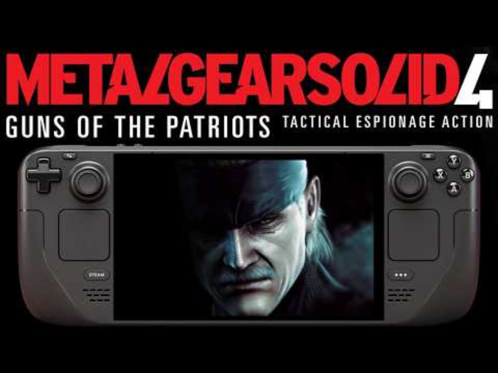 Metal Gear Solid 4 Steam Deck Lossless Scaling Performance Tested: LSFG-VK Frame Generation