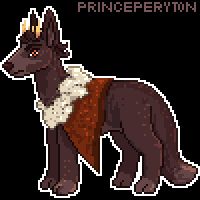 An small pixel of a character done for PointDointy on art fight