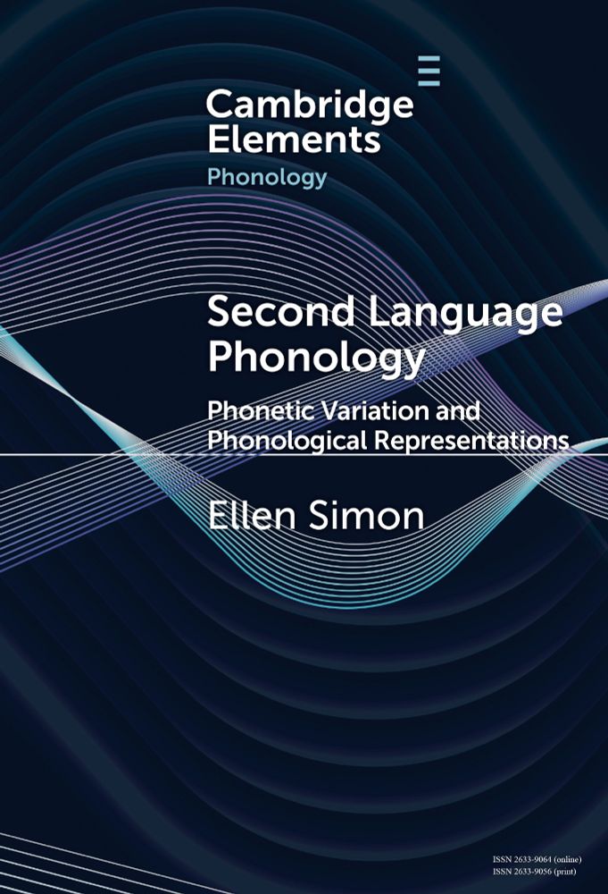 cover of the Cambridge Element in Phonology titled Second Language Phonology