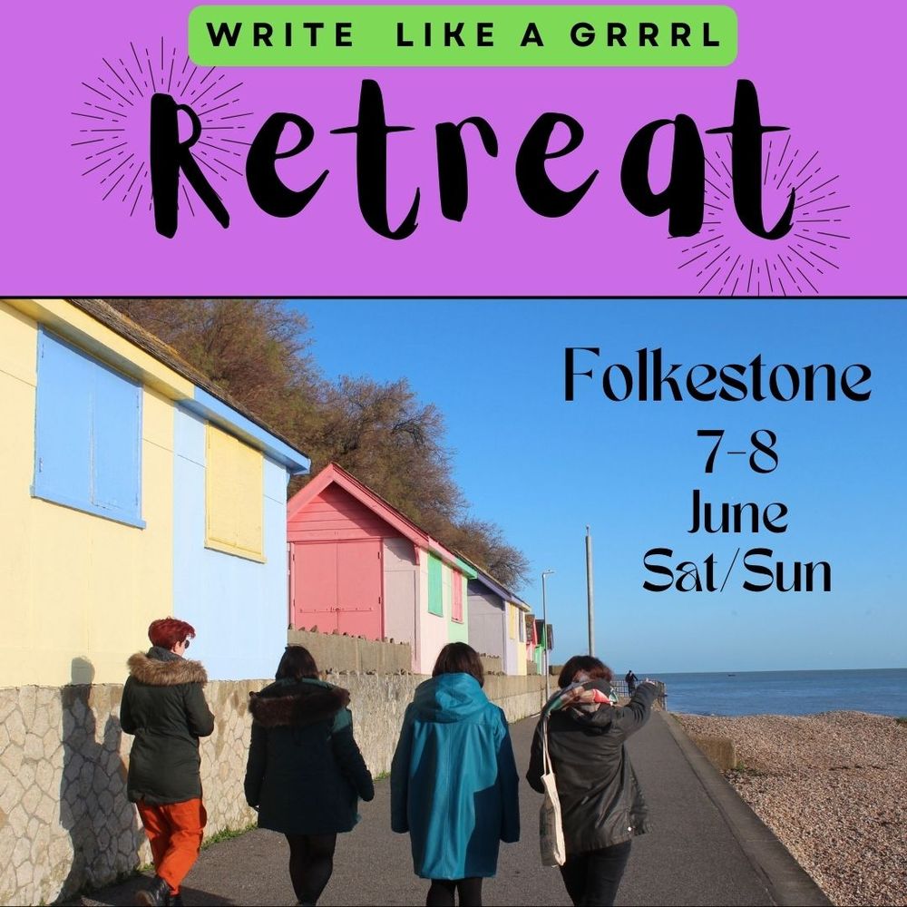 retreat in folkestone with students walking along the shoreline