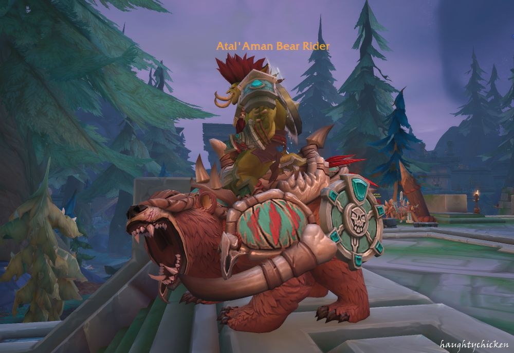 An Atal'Aman Bear Rider