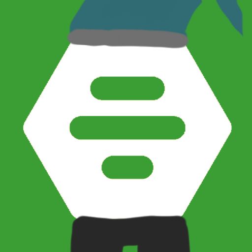 the bumble logo but grumbly did something awful to it.