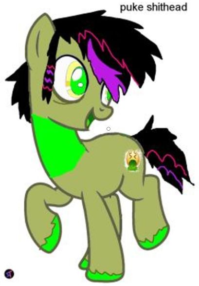 The og puke shithead drawing done in mspaint