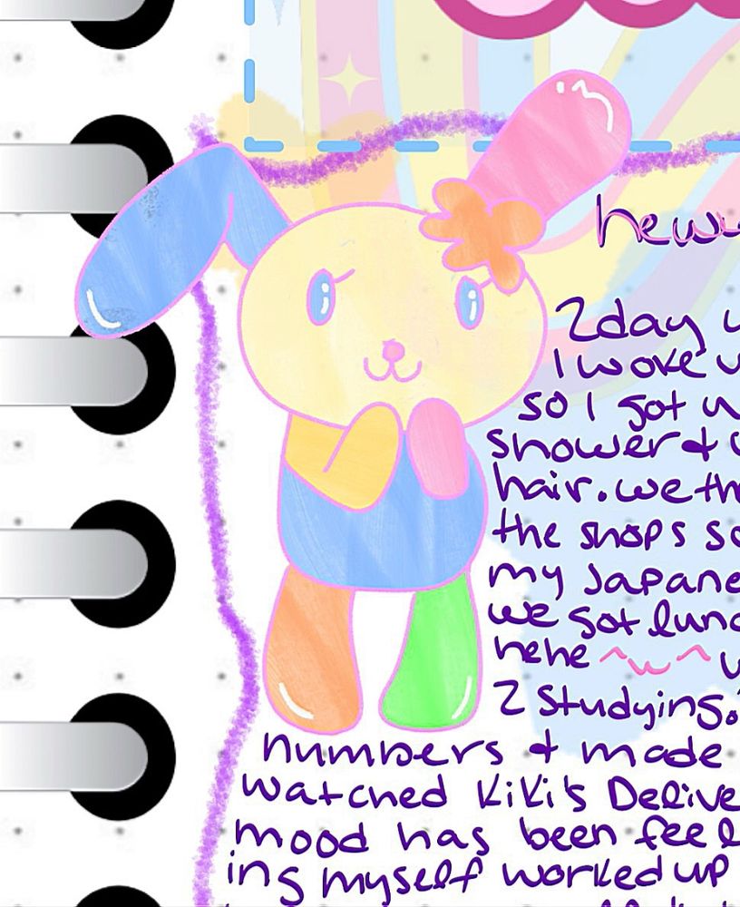 doodle of usahana in my journal