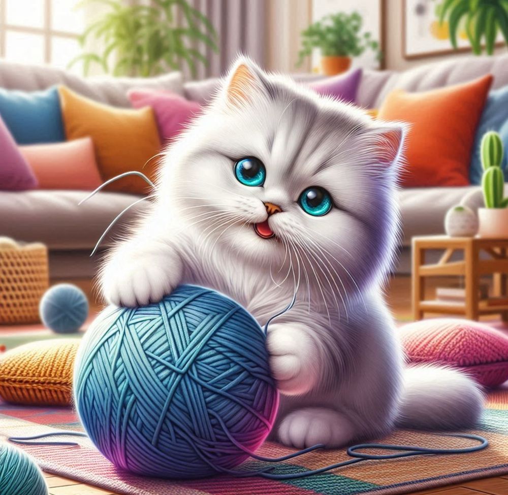 AI generated digital cat