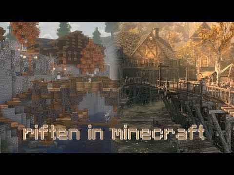 Creating Riften from Skyrim in Minecraft | Backyard SMP ep.10
