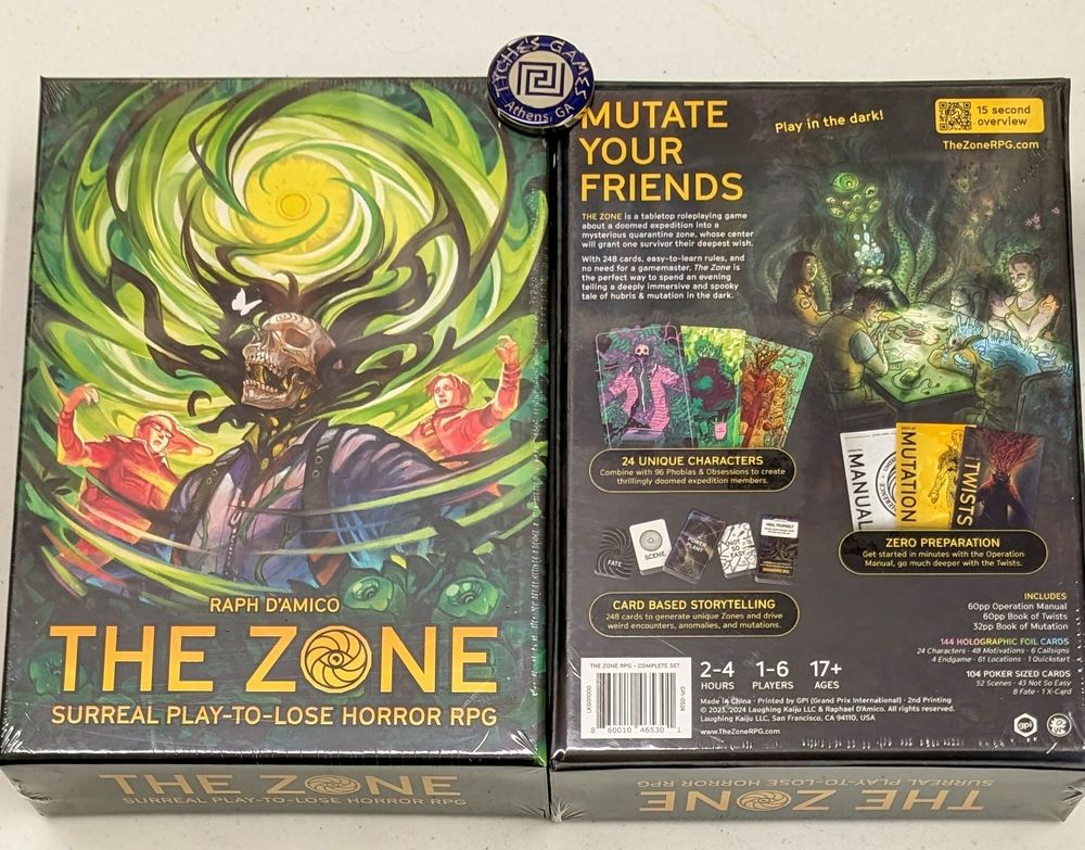 The ZONE game, boxed set.