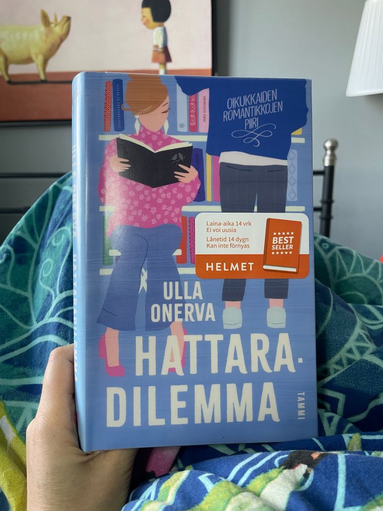 Kuva Ulla Onerven Hattara dilemma -esikoisromaanista