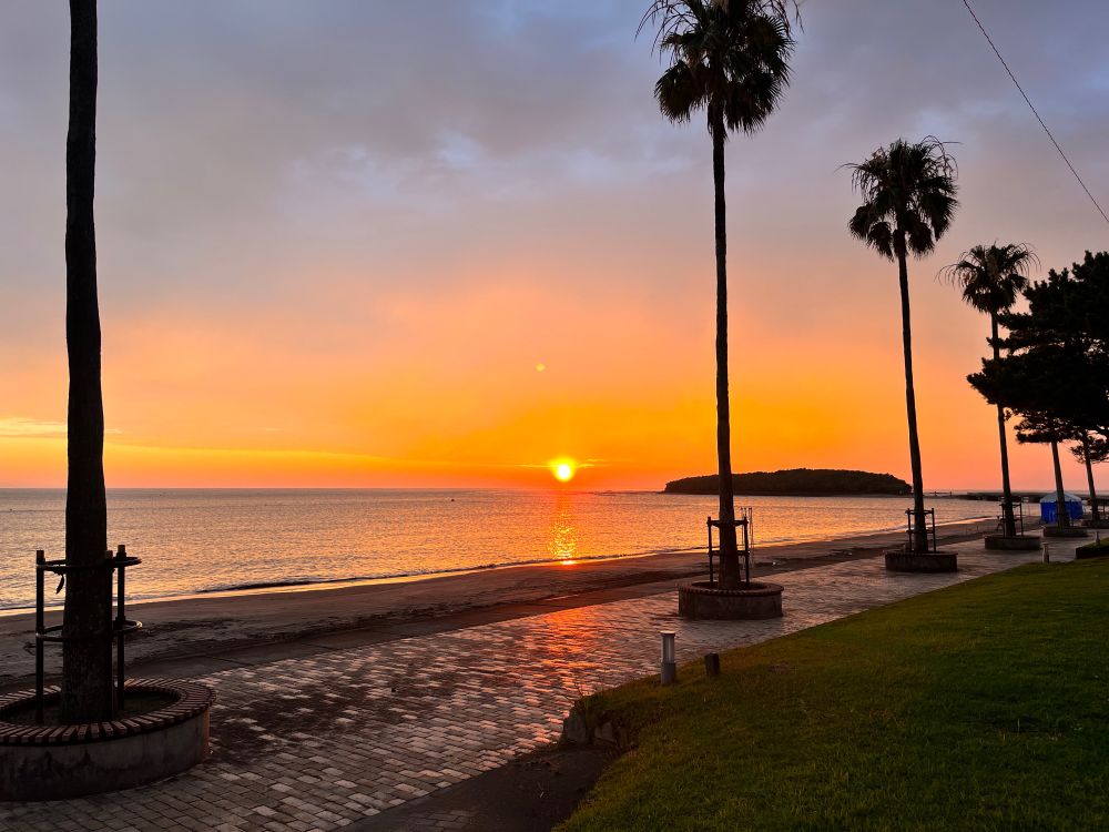 A beautiful sunrise at NOT A HOTEL