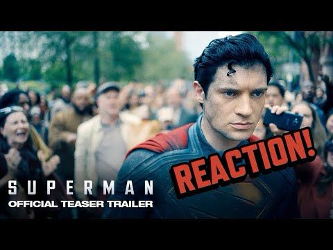 Superman | Official Teaser Trailer Reaction!