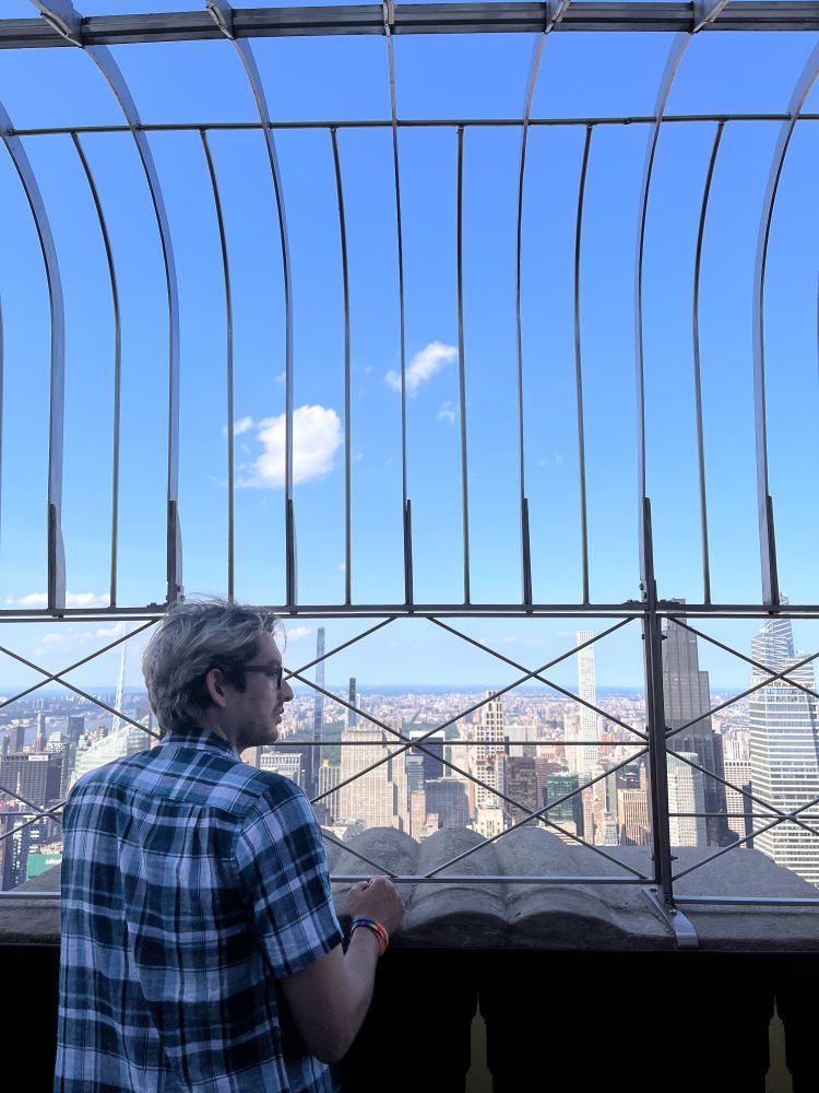 View North (I believe) from the 86th floor of the Empire State Building in New York City