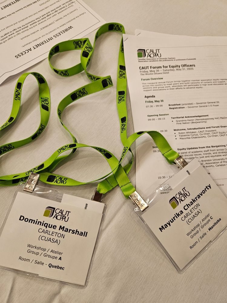 Two workshop badges & one workshop program
