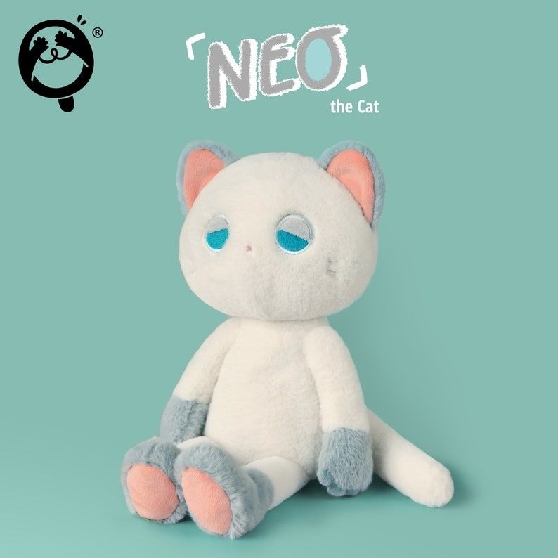 Today's plush of the day is the Neo the cat plush by DoozieDrowsy