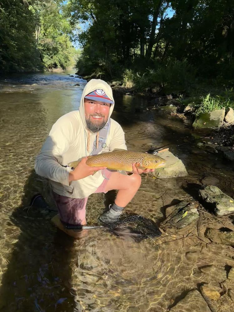 21-in Brown on Elk Wing Caddis