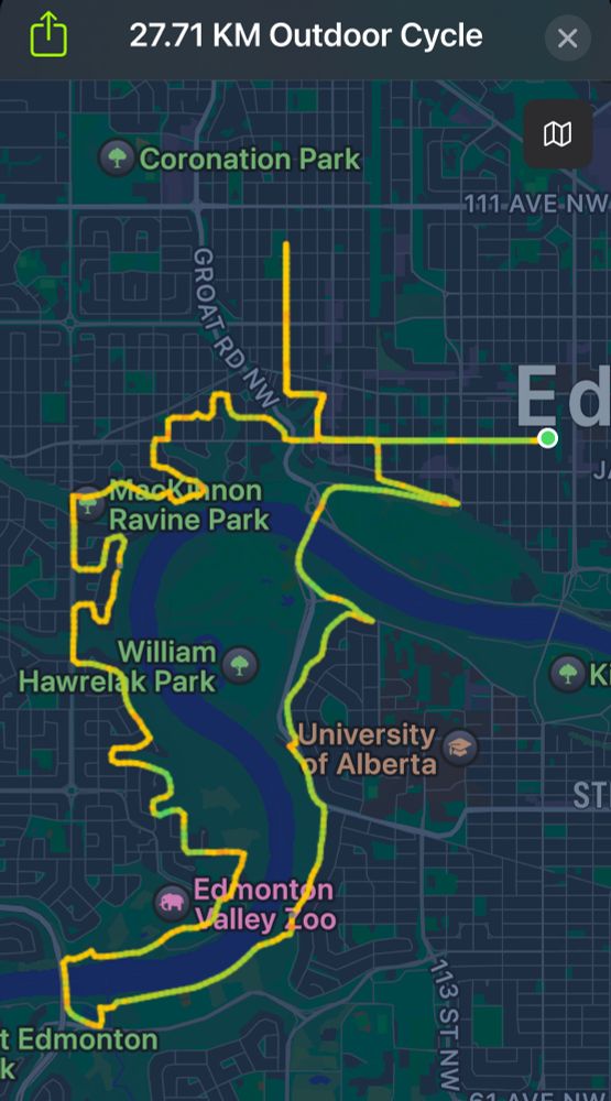 Map of our route 