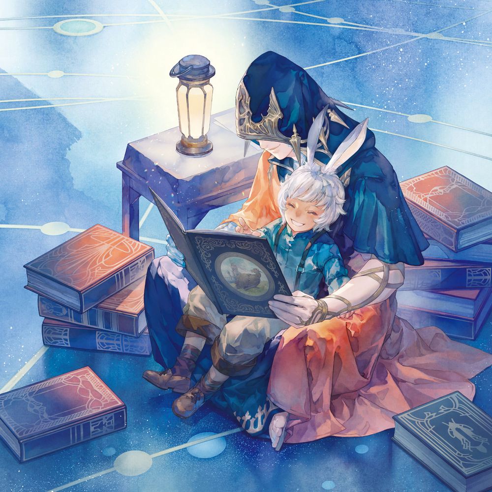 The Crystal Exarch and a young Lyna.