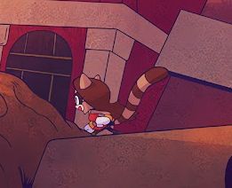 Ring running home to tell her ma that she got a speaking line, again in Sonic #64! Art by Mauro Fonseca!