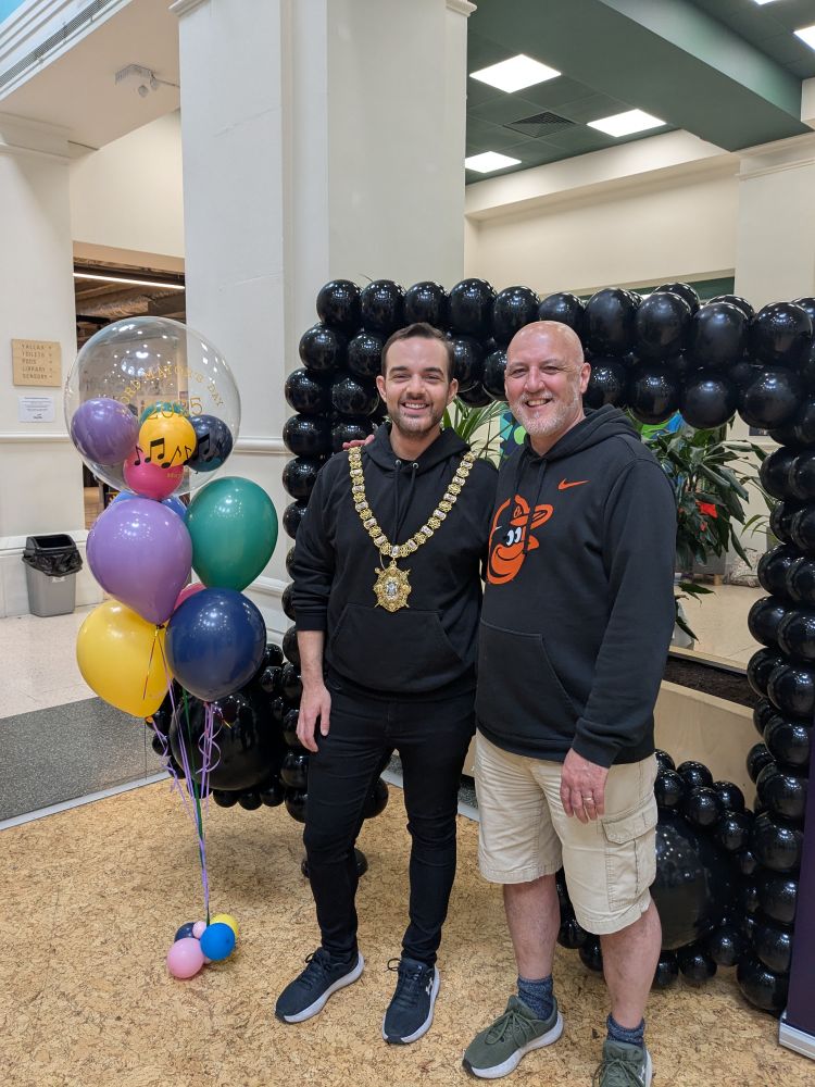 Picture with Lord Mayor Micky Murray 