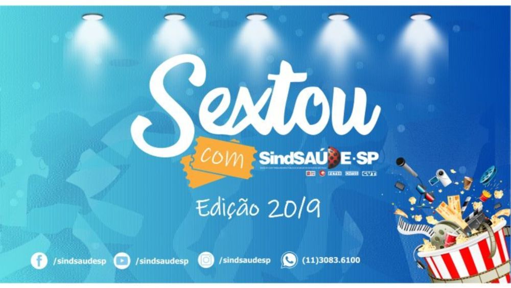 Aproveite opções culturais e gratuitas com as dicas do Sextou com SindSaúde-SP desta semana