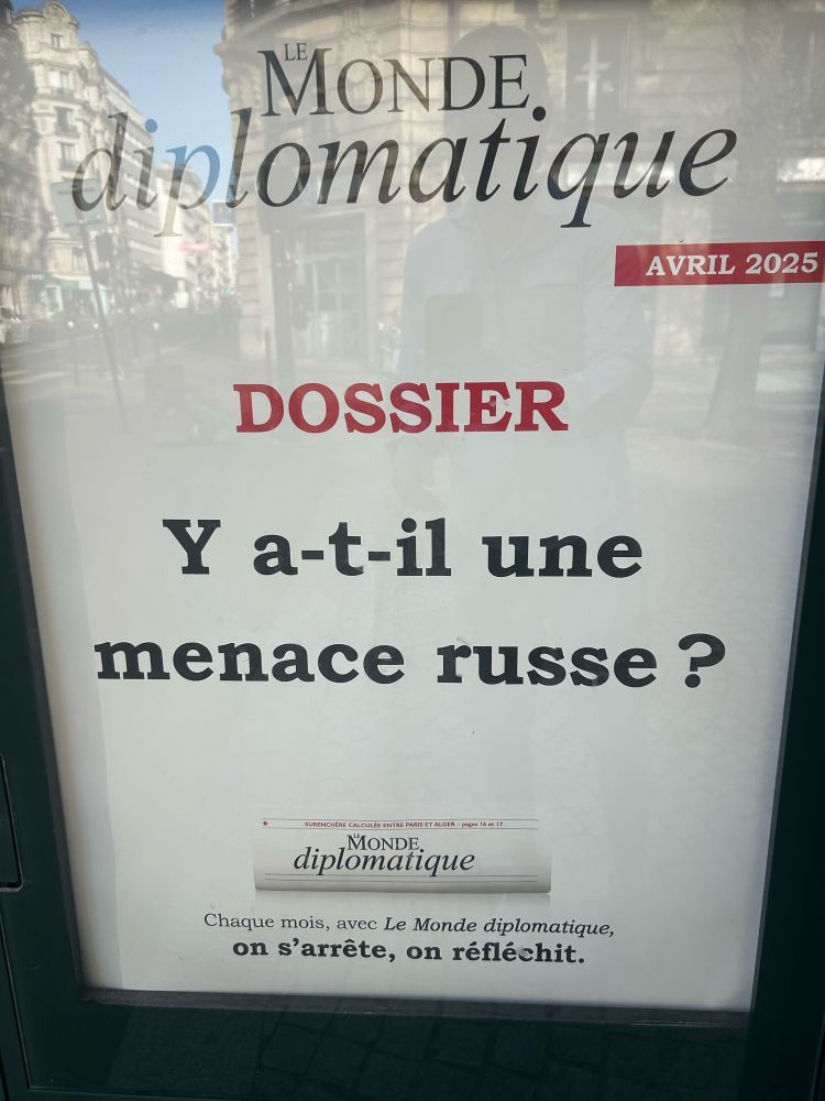 Monde diplomatique « ya til une menace russe? »