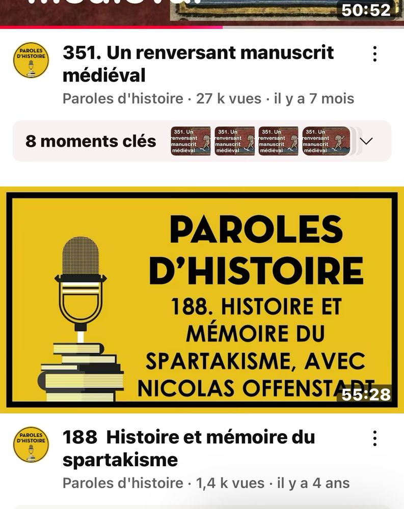 Vues de l’émission 351 « un renversant manuscrit médiéval »