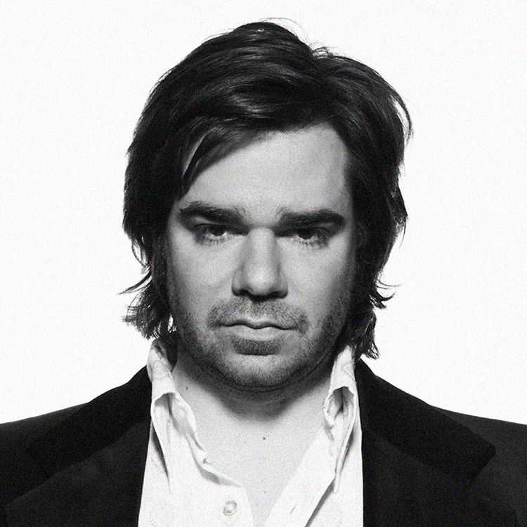 Black and white photo of actor Matt Berry