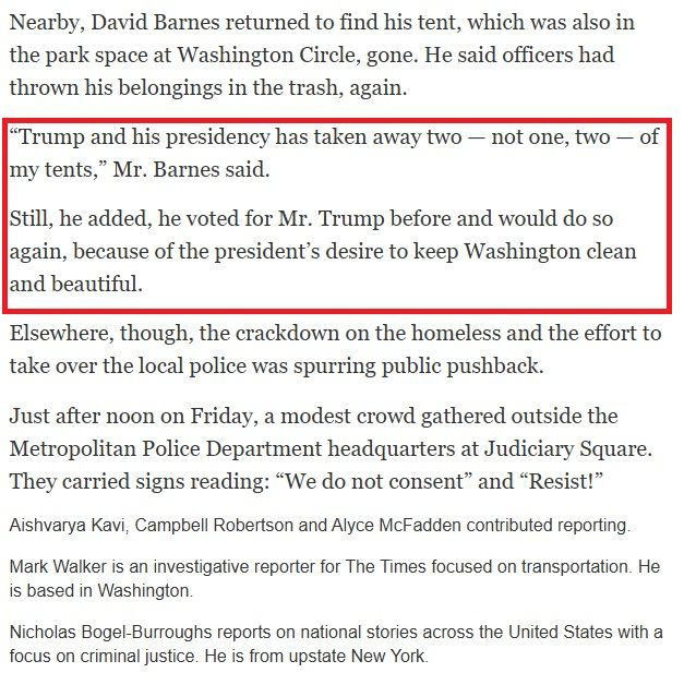Excerpt from NYT article.