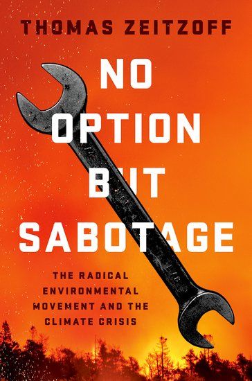 Cover image of my book. Orange cover with bold white font of the title, and a large wrench superimposed over a forest fire. 