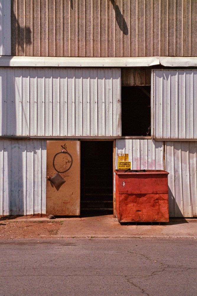 Photos depict outside-facing doorways on buildings I typically walk by during my lunch break 