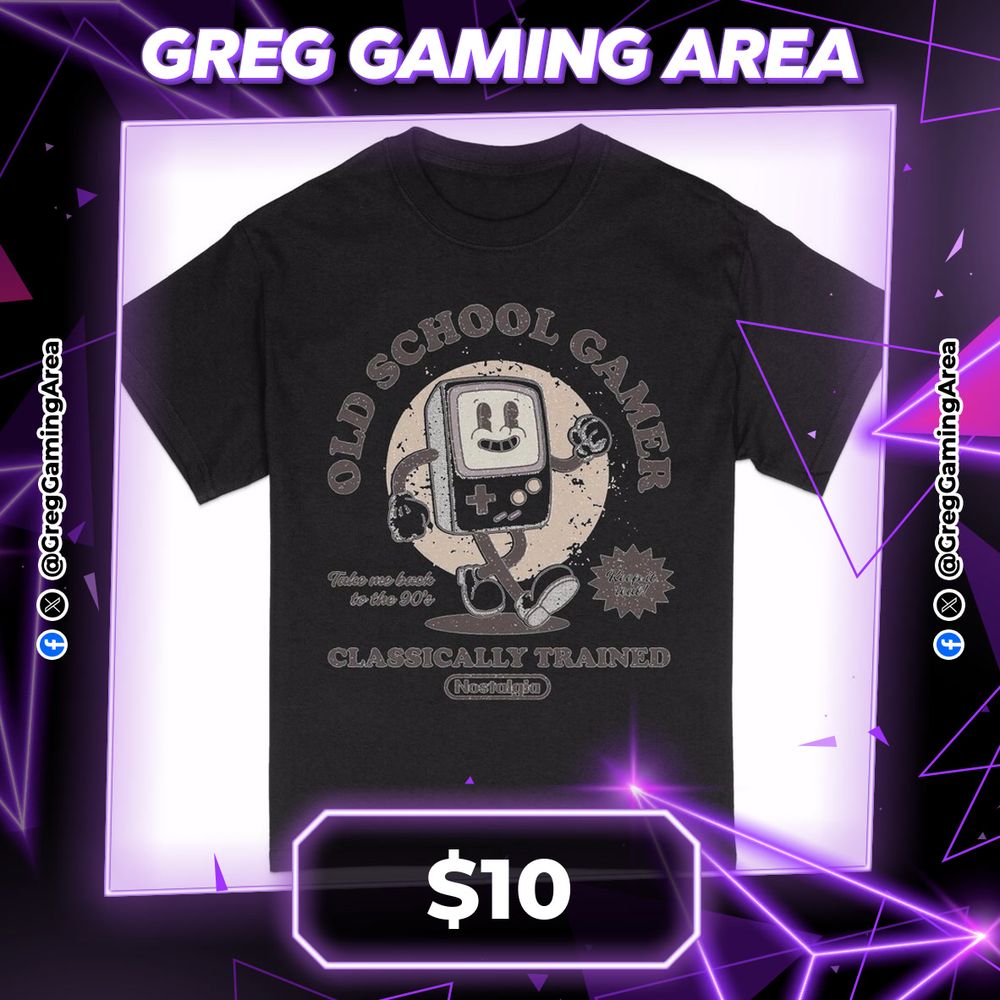 Retro Gamer T-Shirt Vintage Video Game Console Old School 90's Tee Nostalgia Geek Gift Classic Gaming Top Unisex Apparel