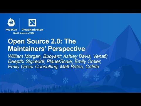 Open Source 2.0: The Ma... William Morgan, Ashley Davis, Deepthi Sigireddi, Emily Omier & Matt Bates