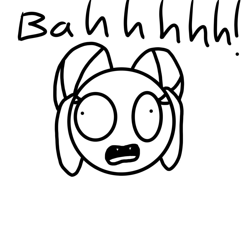 Lover screaming in fear or for no reason.