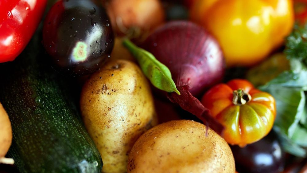 Colourful vegetables. 