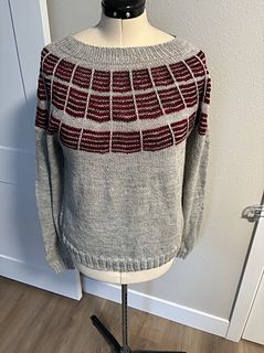 Soundtrack sweater pattern