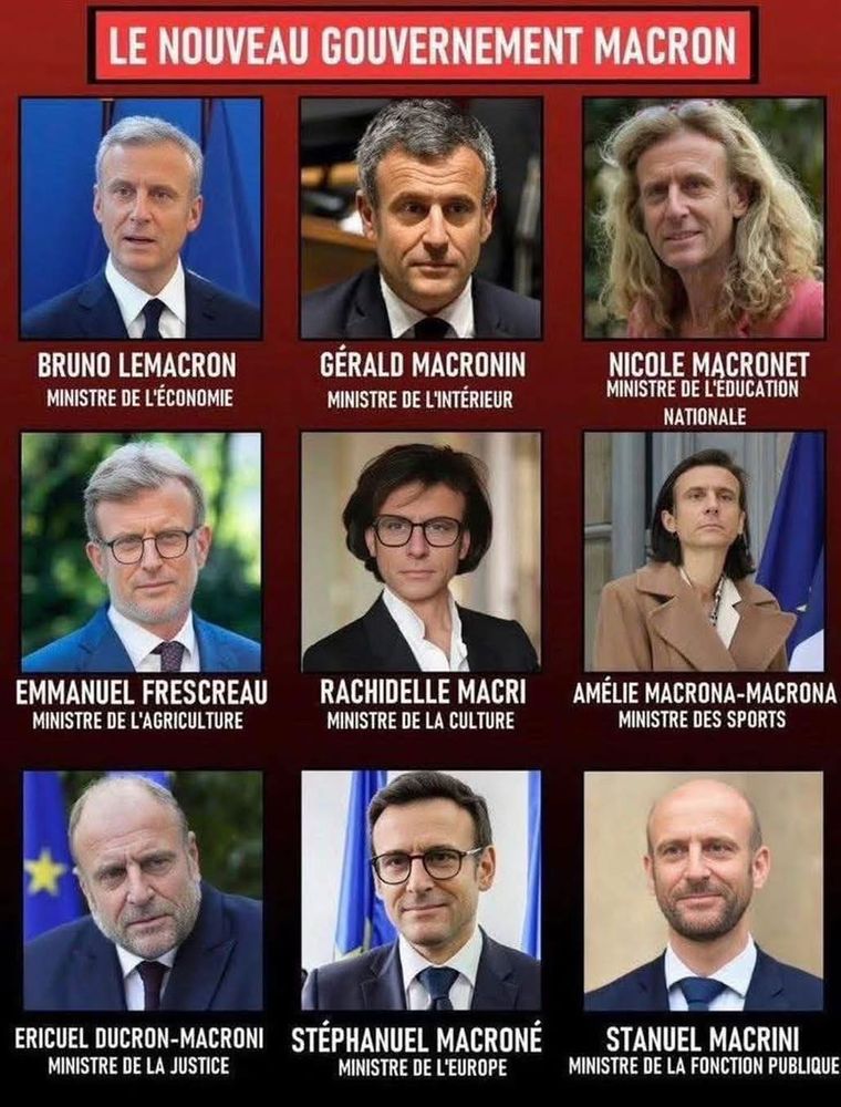 Le nouveau gouvernement Macron