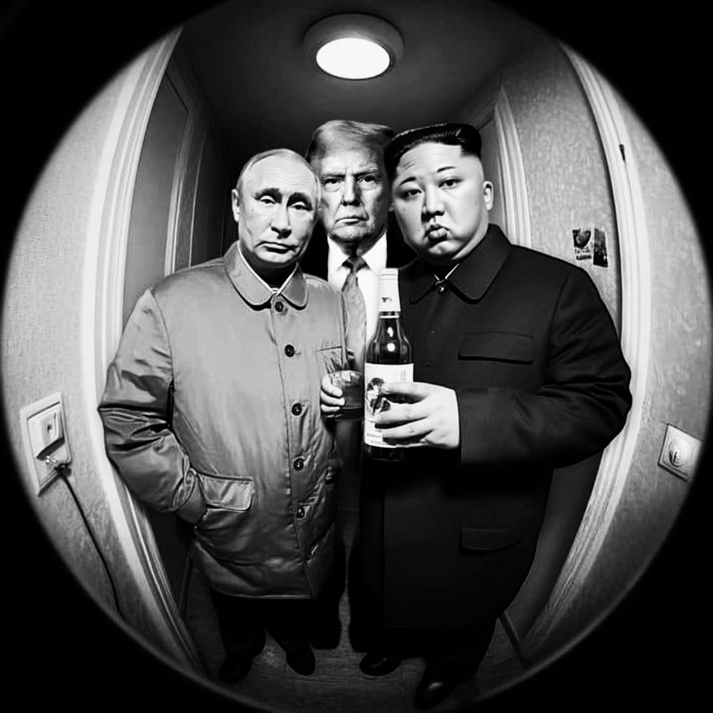 Vladimir Poutine, Donald Trump et Kim Jong Un sonnant à votre porte pour la fête des voisins. 