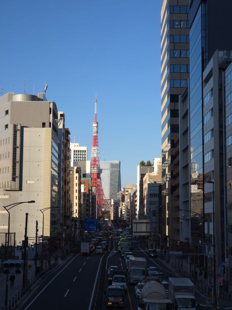 Tokyo Tower in the distance