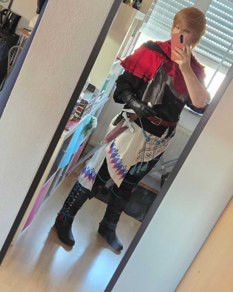 Me cosplaying as Joshua from the game Final Fantasy XVI