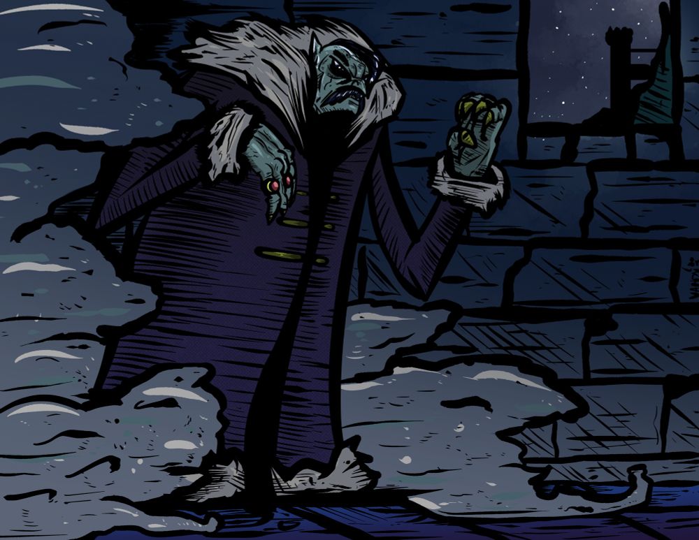 Nosferatu as he was portrayed in the Robert Eggers film 