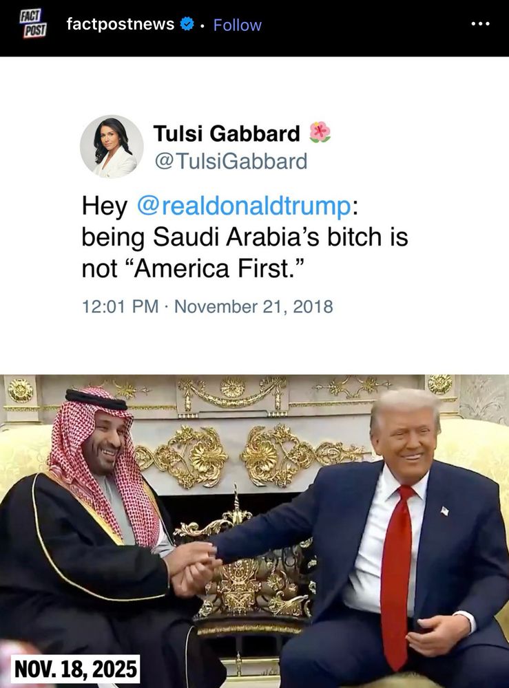 Tulsi Gabbard post from 2018. 