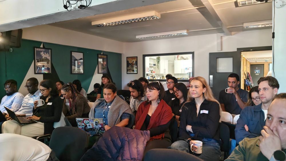 A room full of people