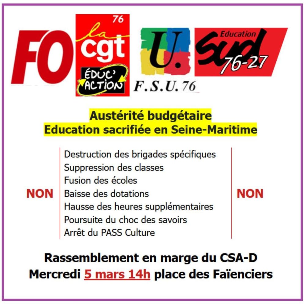 Tract d’appel au rassemblement 