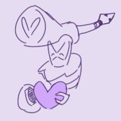 Ten from mario and luigi brothership holding a heart :3