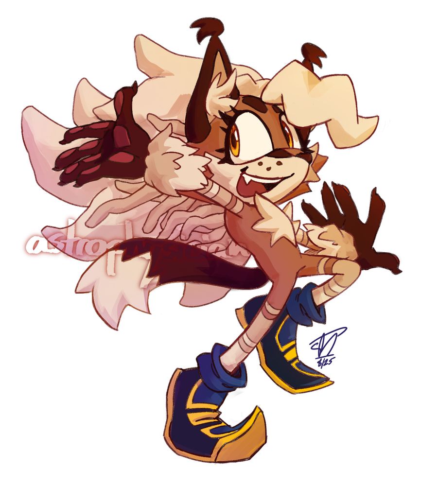 A caracal Sonic OC.