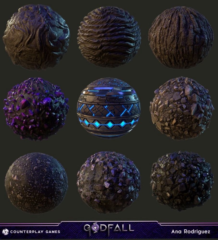 Godfall material sheet