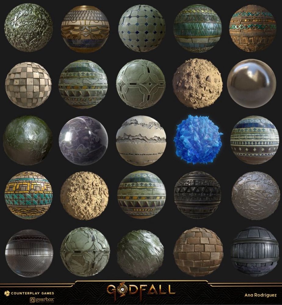Godfall material sheet