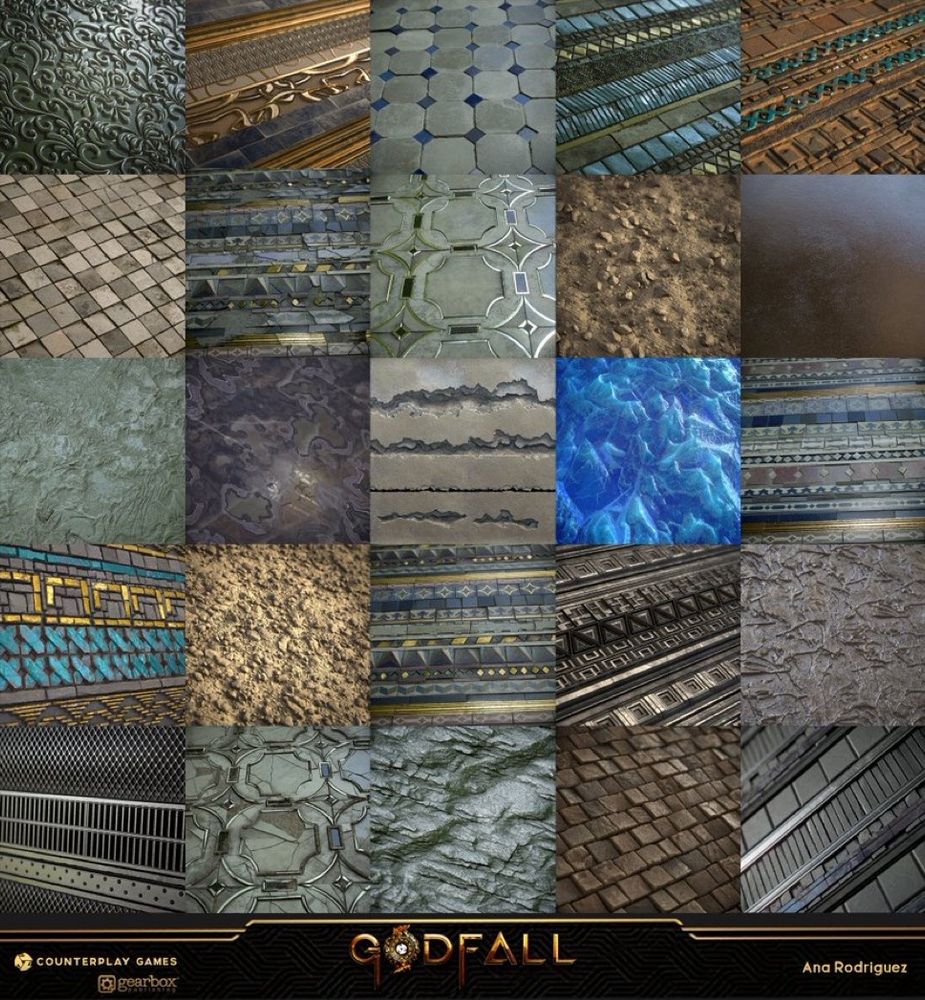 Godfall material sheet